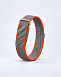 The Allowance band in Grey Orange nylon, compatible with Google Fitbit Air